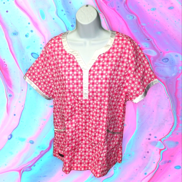 Rampage Medical Apparel scrub top sz lg (fits s/md) - Picture 1 of 4